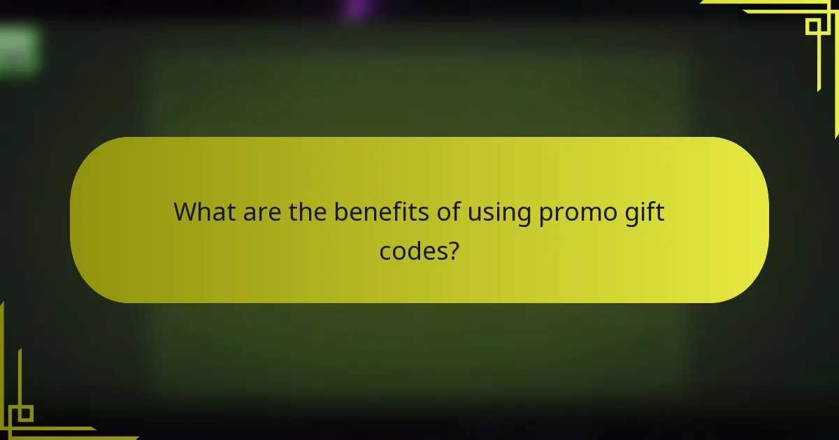 What are the benefits of using promo gift codes?